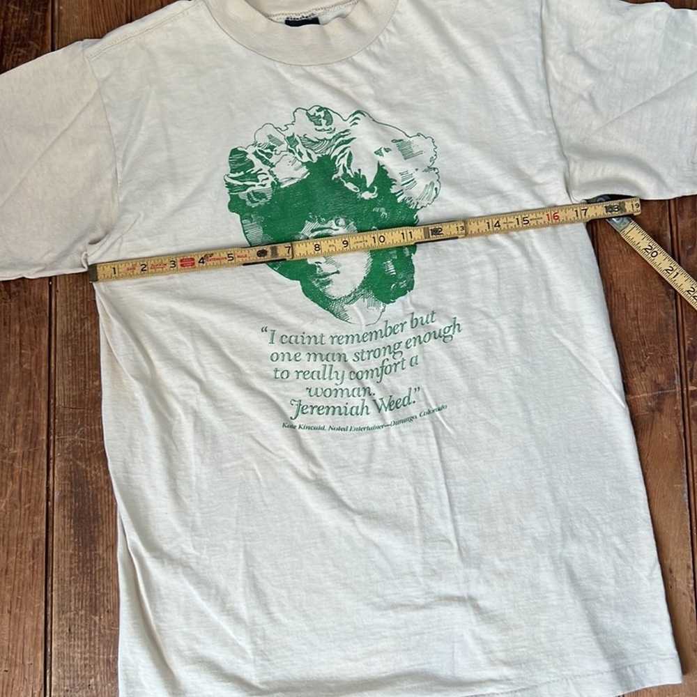 Vintage graphic t Jeremiah Weed short sleeve t sh… - image 3