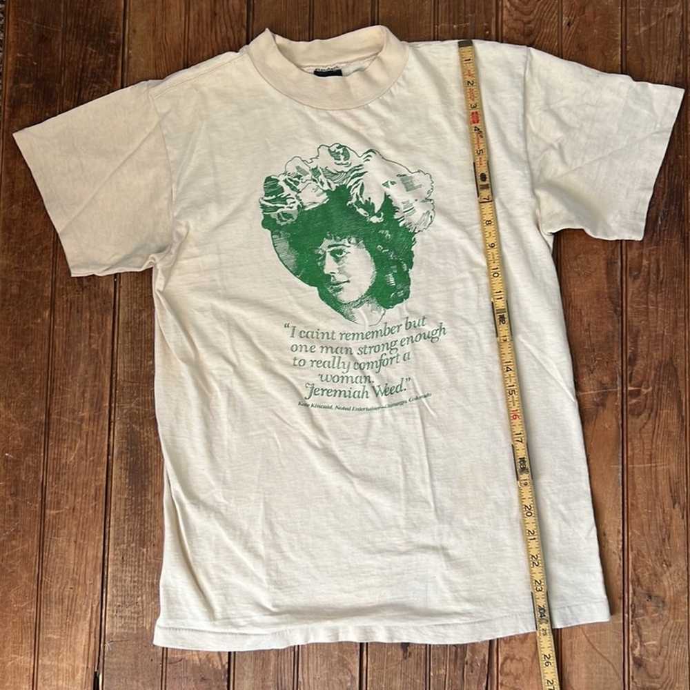 Vintage graphic t Jeremiah Weed short sleeve t sh… - image 4