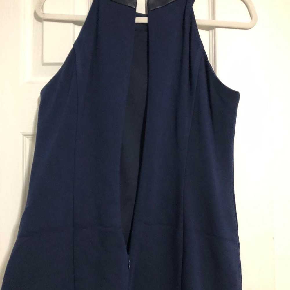 Lauren Ralph Lauren halter dress blue women's siz… - image 10