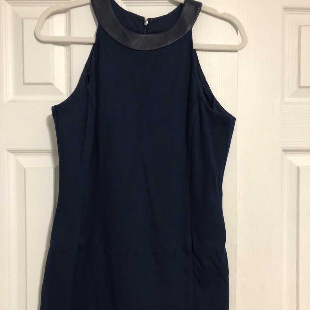 Lauren Ralph Lauren halter dress blue women's siz… - image 2