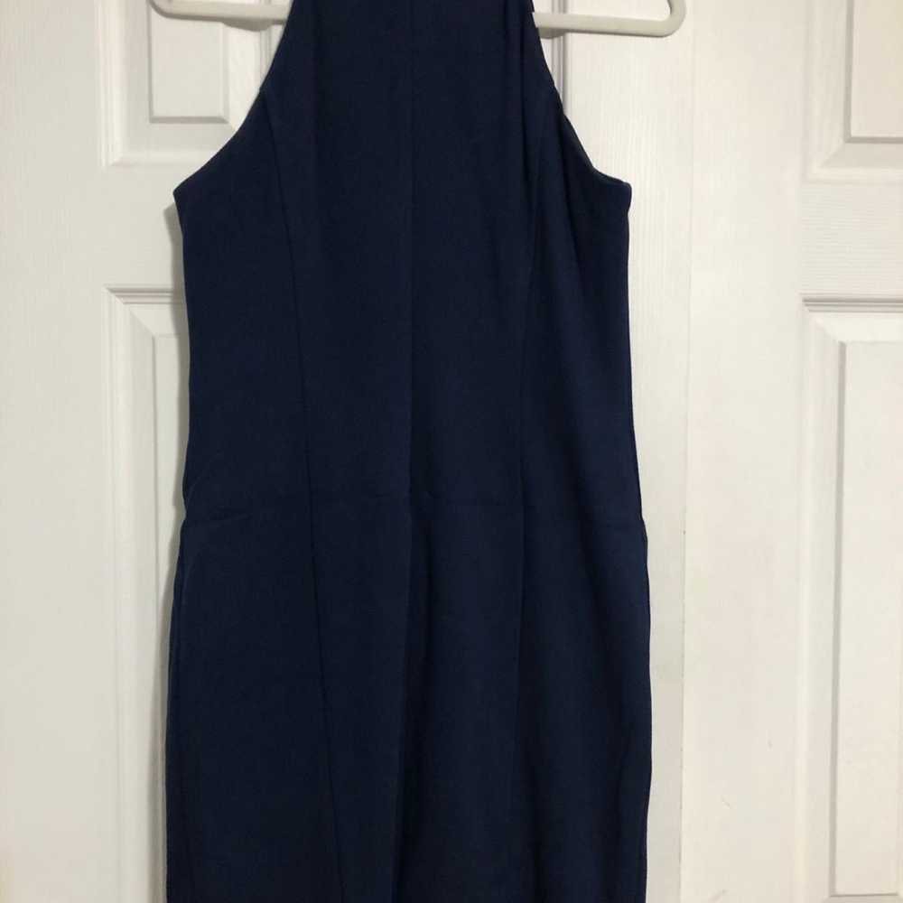 Lauren Ralph Lauren halter dress blue women's siz… - image 7