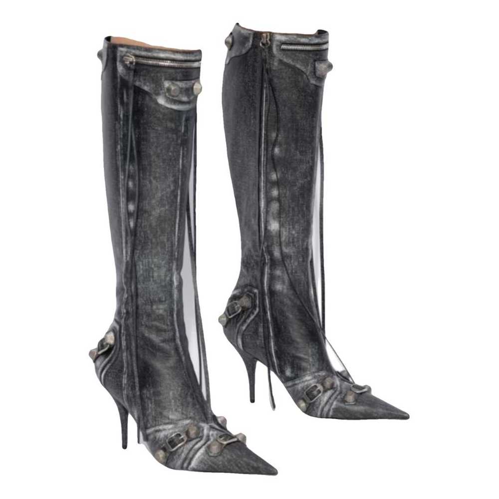 Balenciaga Cagole leather boots - image 2