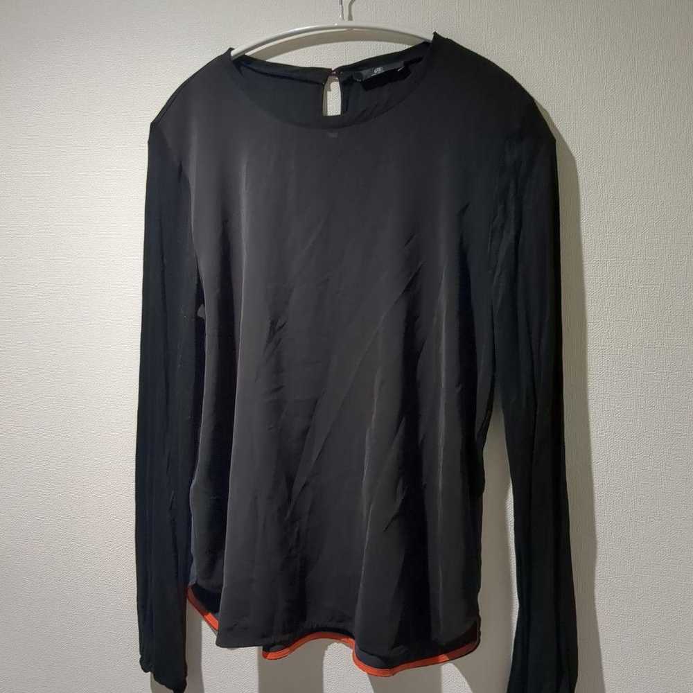 PAUL SMITH tops, long-sleeved, stretchy, black, M. - image 10