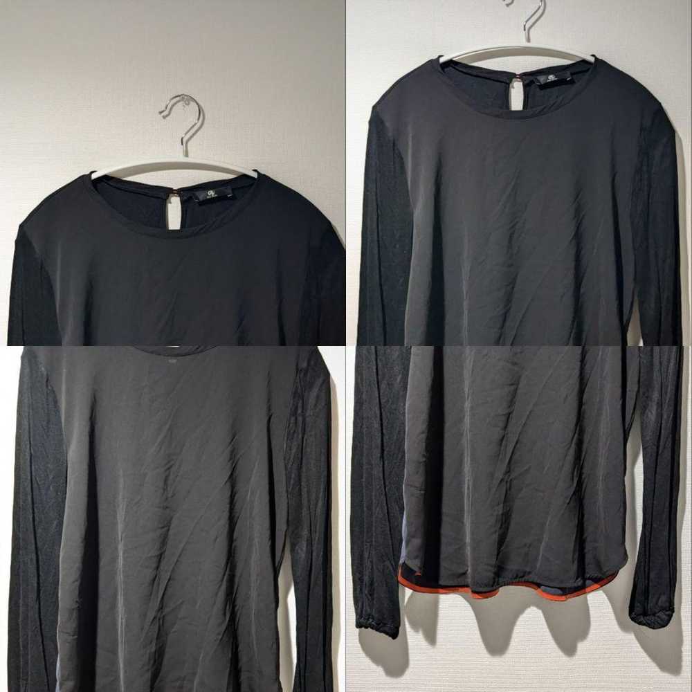 PAUL SMITH tops, long-sleeved, stretchy, black, M. - image 3