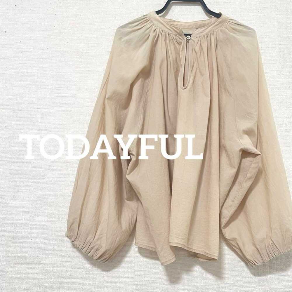 ◆todayful◆ Band Collar Pullover Blouse Shirt One … - image 1