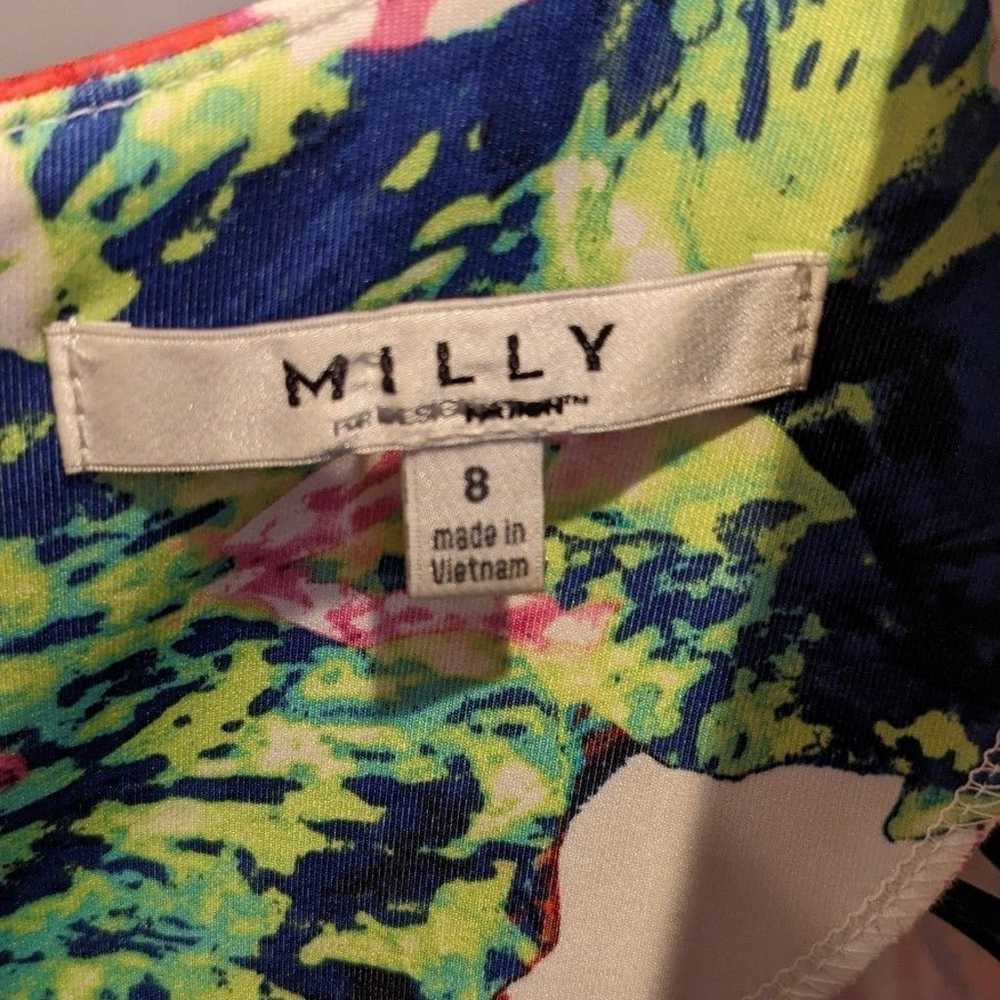 MILLY for design nation Size 8 neoprene short sle… - image 3