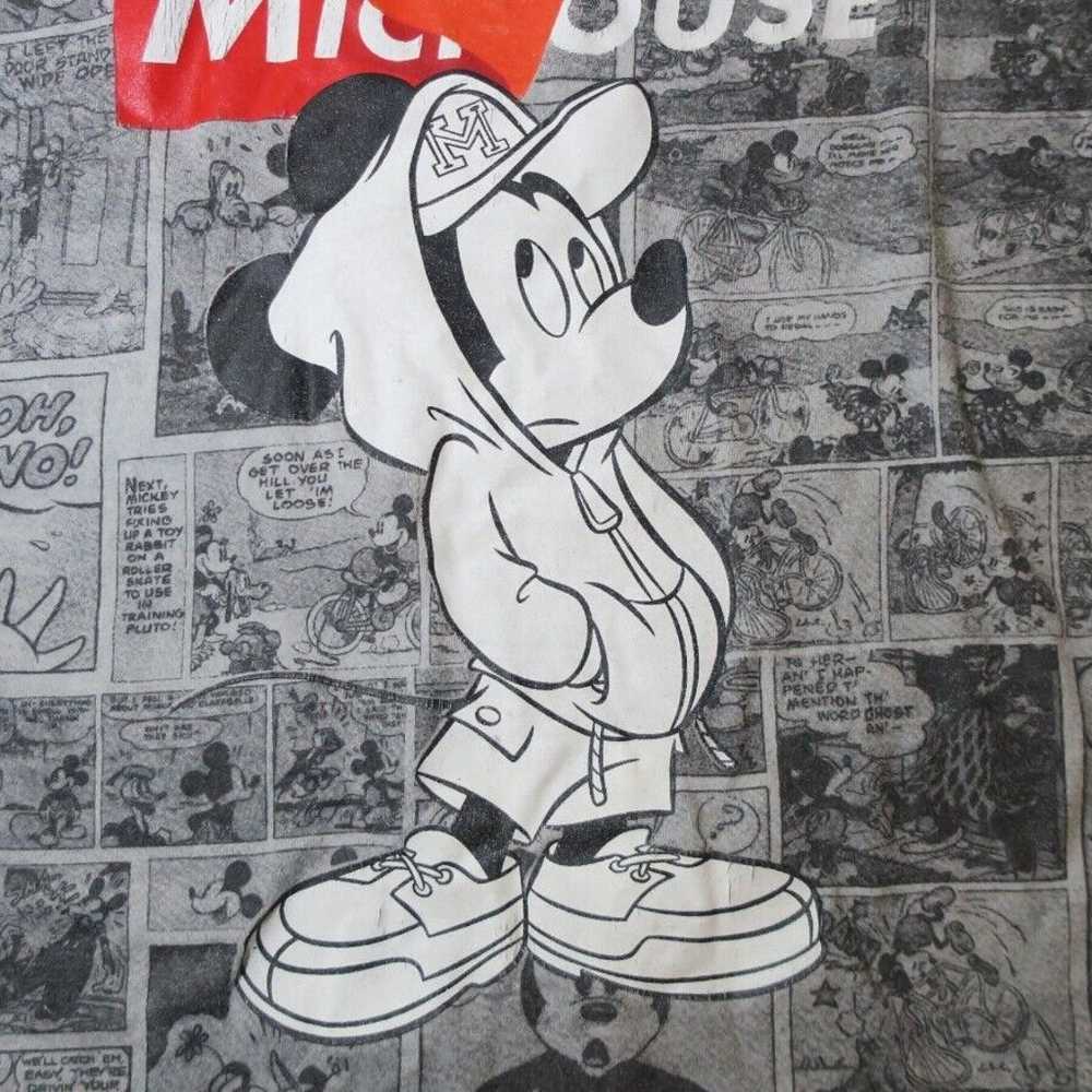 Vintage Disney Mickey Mouse Comic Strip Womens La… - image 5