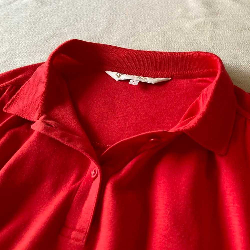 Vintage Christian Dior long-sleeve polo shirt pul… - image 5