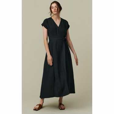 Uncrave Black Cache-coeur Dress by Myoko Higashiha