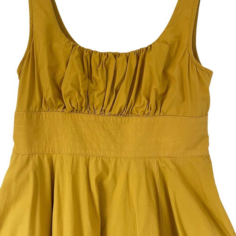 eShakti Mustard Yellow Flare A Line Dress XL 18 - image 4