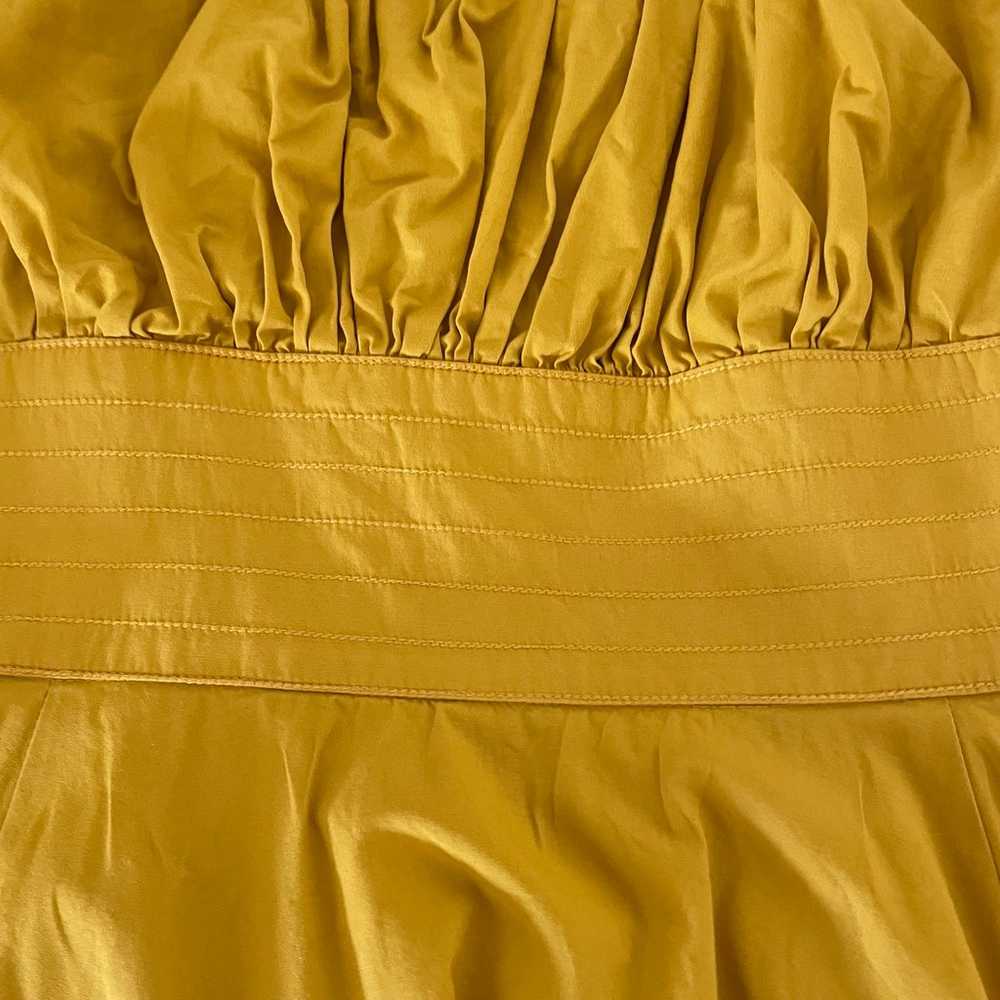 eShakti Mustard Yellow Flare A Line Dress XL 18 - image 8