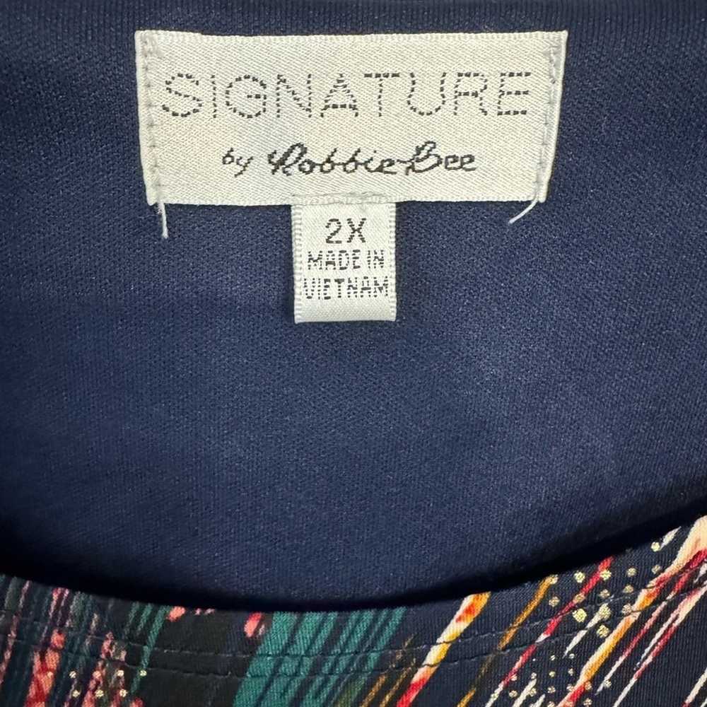 Signature by Robbie Bee Multicolor w Gold Tie Kno… - image 9