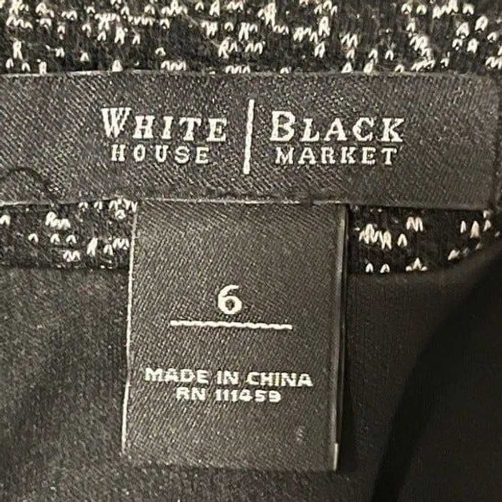 White House Black Market Black & White Dress with… - image 5