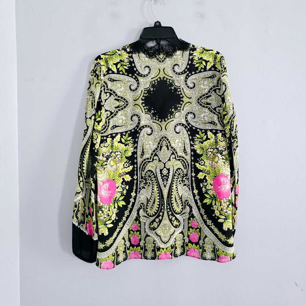 Kobi Halperin Silk Viscose Floral Top M - image 3