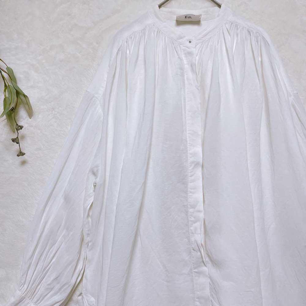 a660【1er】Première Rondisme/White/Shirt Blouse/Gat… - image 1