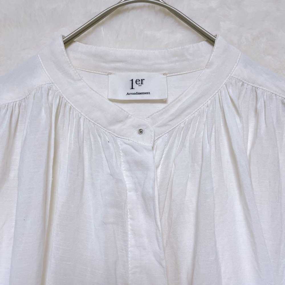 a660【1er】Première Rondisme/White/Shirt Blouse/Gat… - image 3