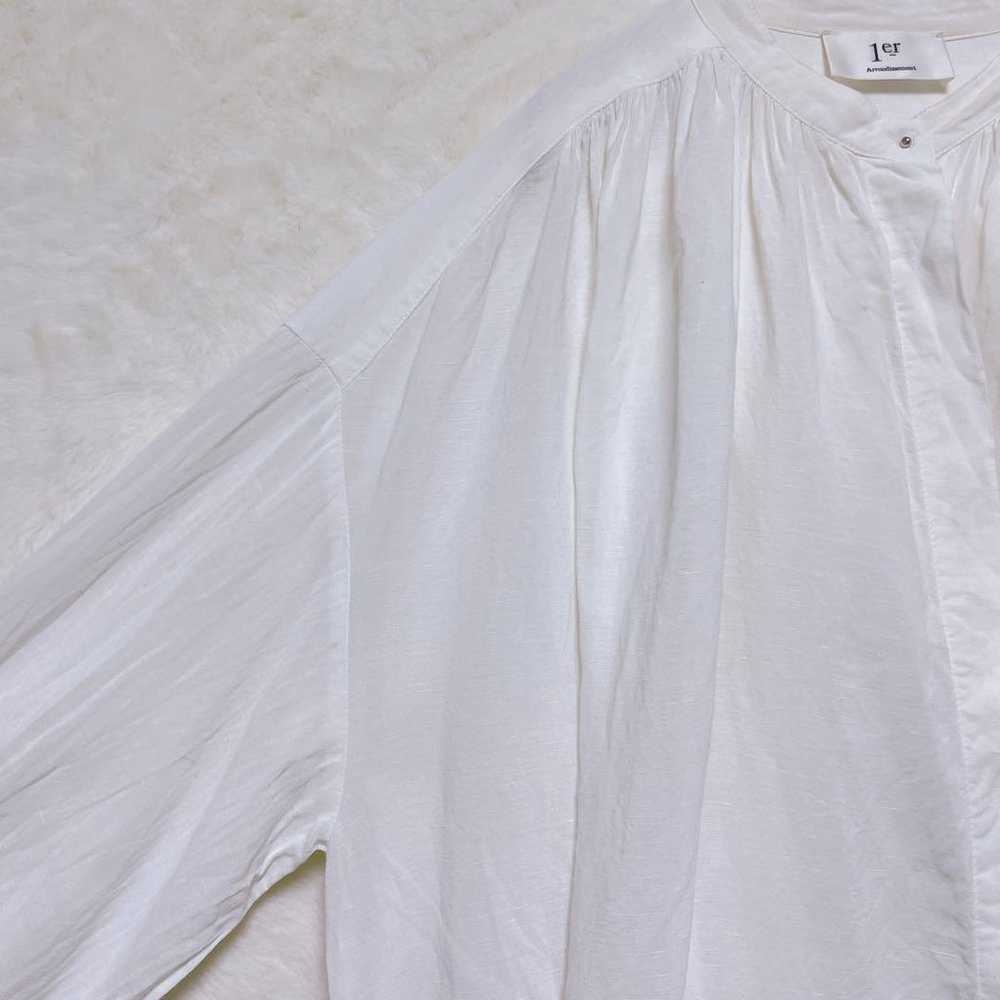 a660【1er】Première Rondisme/White/Shirt Blouse/Gat… - image 4