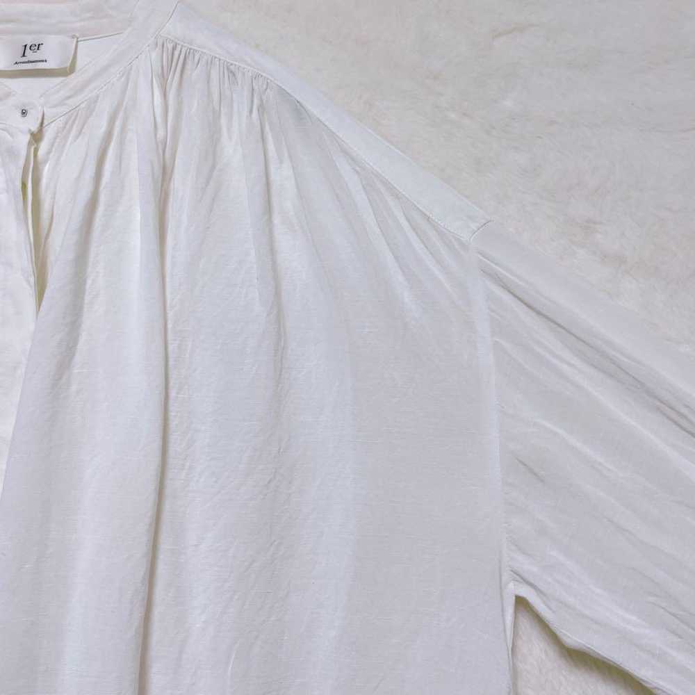 a660【1er】Première Rondisme/White/Shirt Blouse/Gat… - image 8