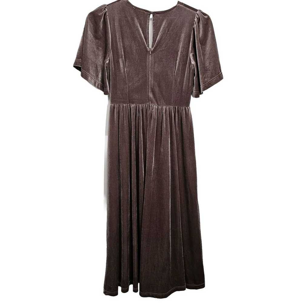 Rose & Remington in Loom Retro Mauve Velvet Dress… - image 2