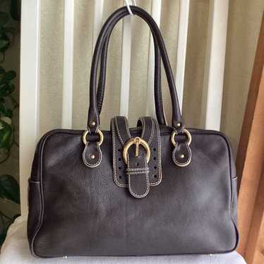 AIGNER アイグナー　ボストン　レザー　ブラウン　茶色 AIGNER 大型 ボストンバッグ アイグナー - メルカリ