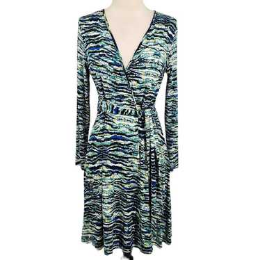 Cynthia Rowley Faux Wrap Jersey Dress