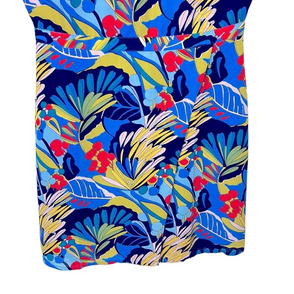 J. Crew Mercantile Wrap Bright Floral Faux Wrap D… - image 7