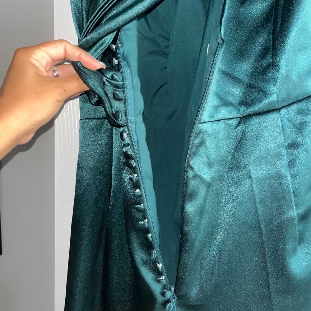 Emerald formal gown - image 6