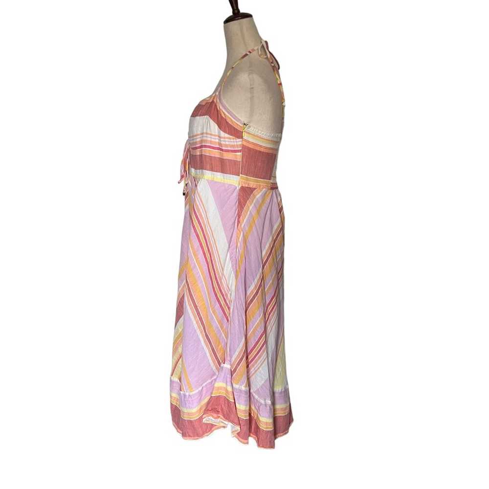 BY ANTHROPOLOGIE Striped Midi Sundress Sz 12 Past… - image 4