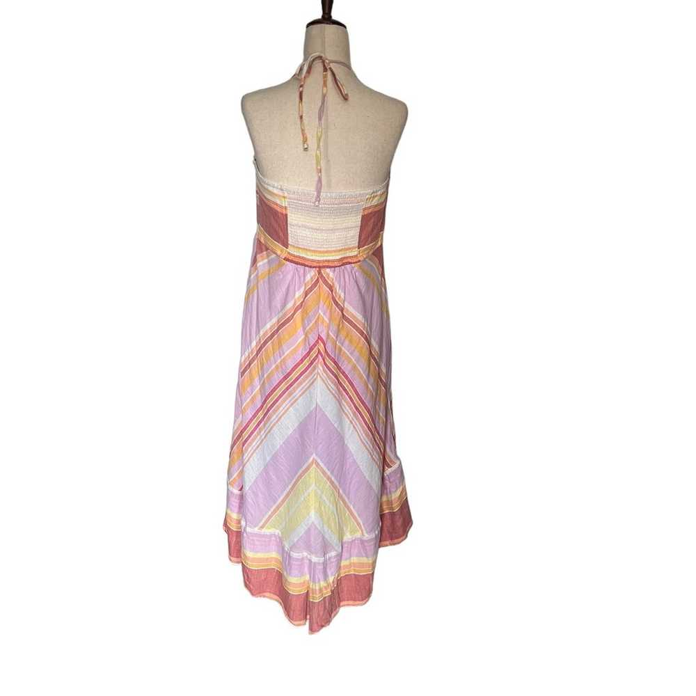 BY ANTHROPOLOGIE Striped Midi Sundress Sz 12 Past… - image 5