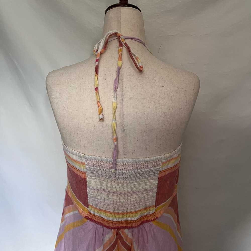 BY ANTHROPOLOGIE Striped Midi Sundress Sz 12 Past… - image 7