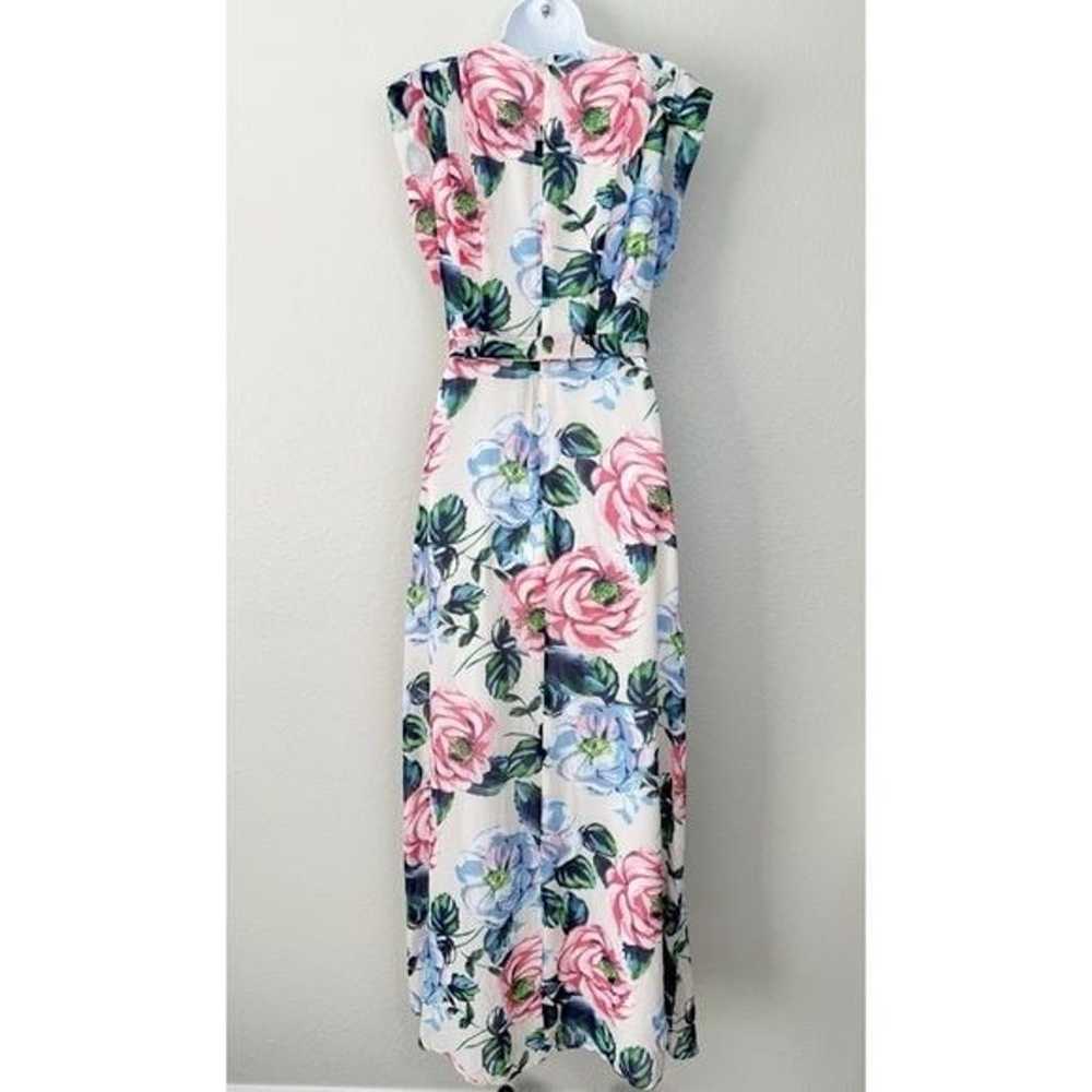 Eliza J floral faux wrap high low maxi dress 6 - image 6