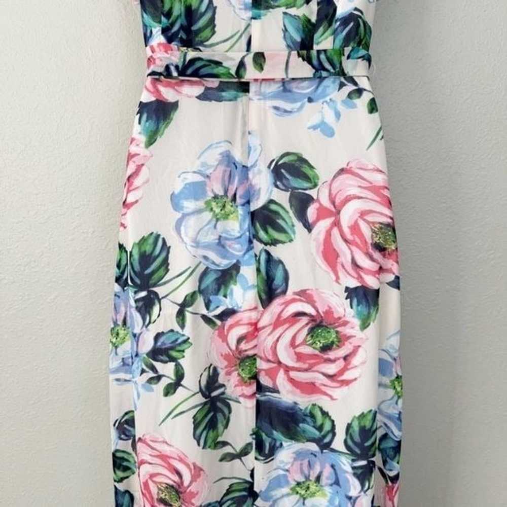 Eliza J floral faux wrap high low maxi dress 6 - image 8