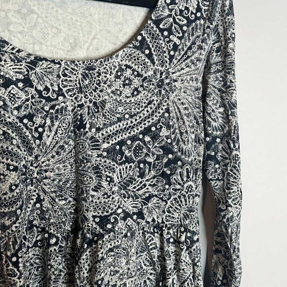 Peruvian Connection patterned long sleeve babydol… - image 2