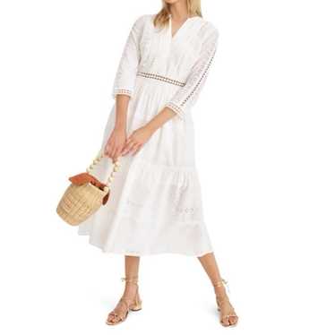 J.Crew Tiered Eyelet Prairie Dress 12