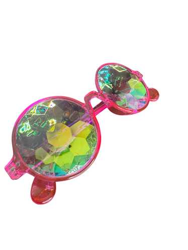 Raveival Pink Diffraction Glasses - image 1