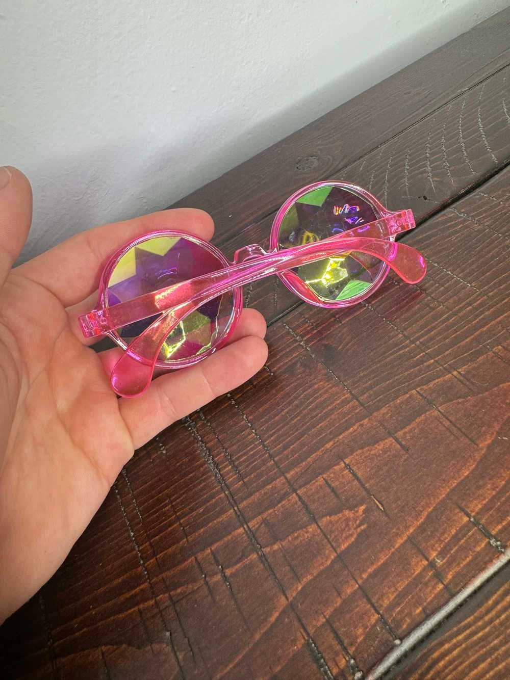 Raveival Pink Diffraction Glasses - image 5