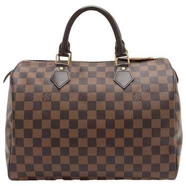 Louis Vuitton Speedy cloth satchel