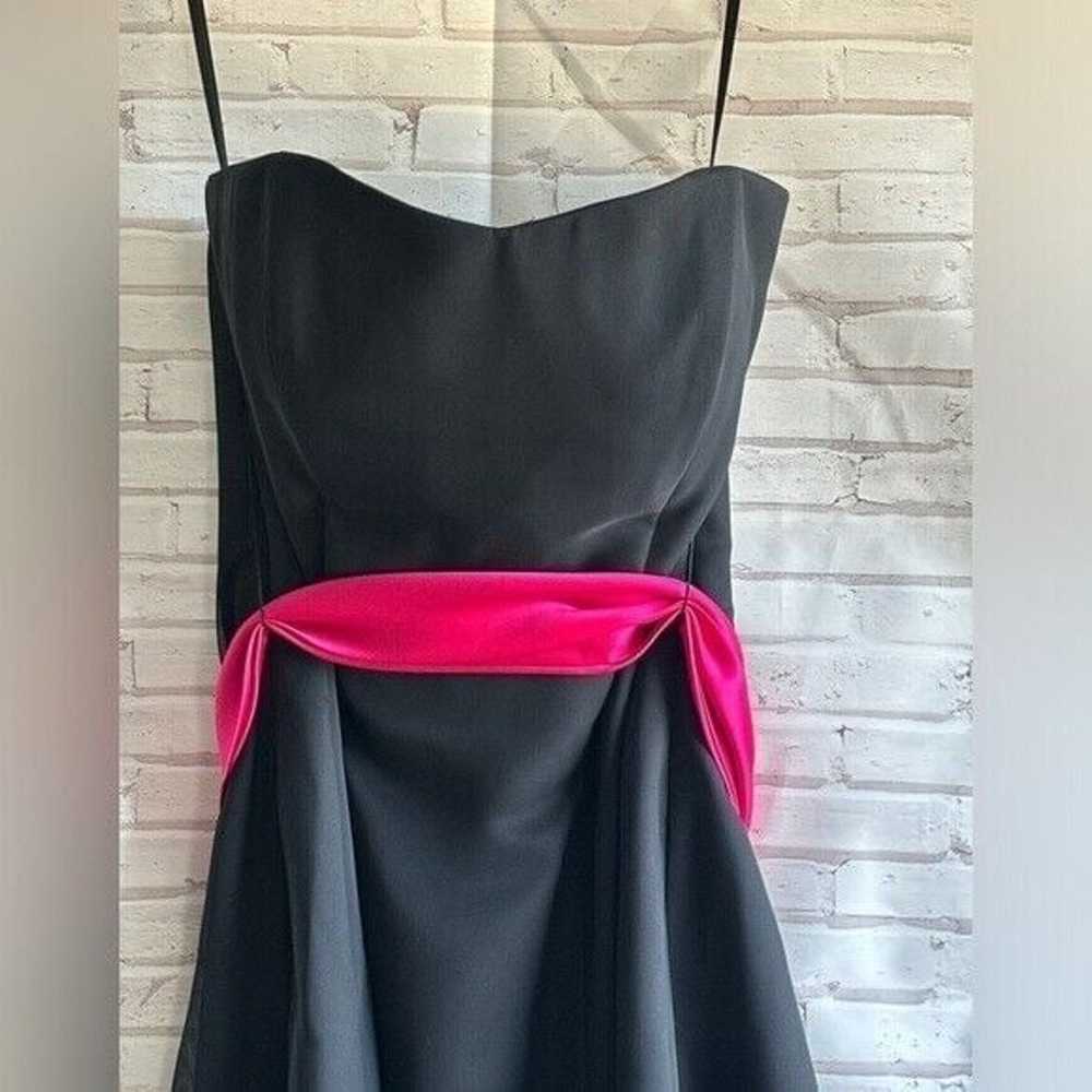 DaVinci black sleeveless formal dress Sz 8 - image 6