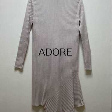 ADORE Knit One-Piece Asymmetric Long-Sleeve