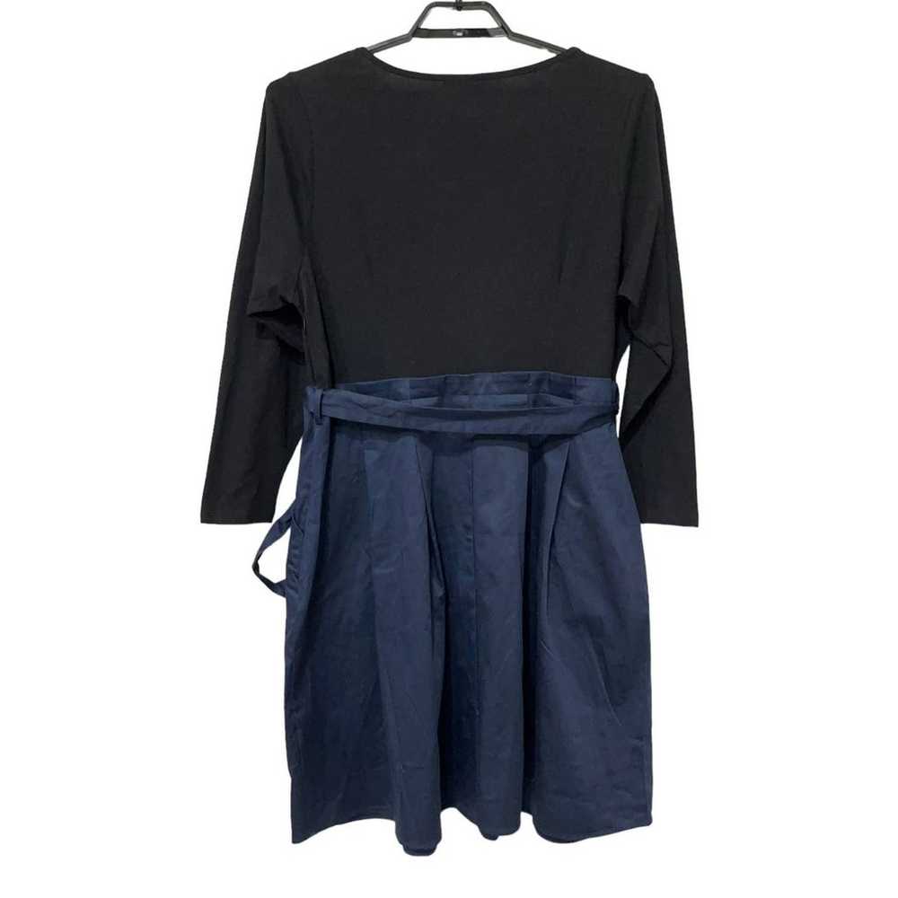 City Chic Womens size L 20 dress blue black Uptow… - image 3