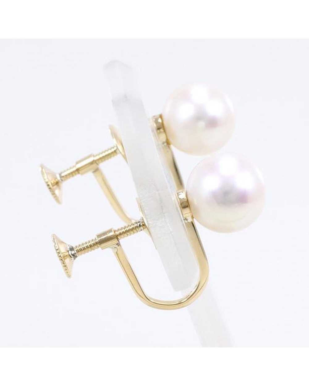 Pre Loved Other Authentic K14 Yellow Gold Pearl E… - image 2