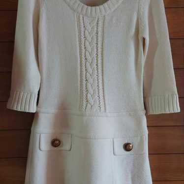 BURBERRY BLUELABEL 38 off-white knit one-piece kn… - image 1