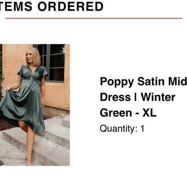 Baltic Born Poppy Satin Midi dress