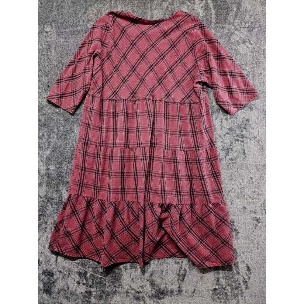 The Vermont Country Store Plus Size 1X Cotton Red… - image 2