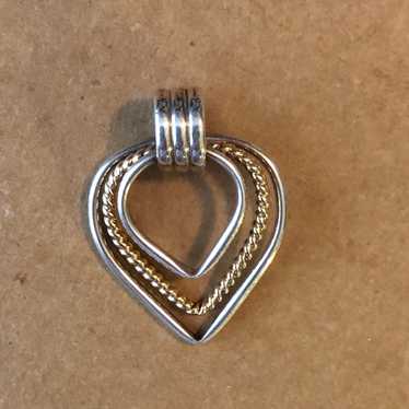 PE Co. Vintage Triple Heart Rope Pendant - image 1