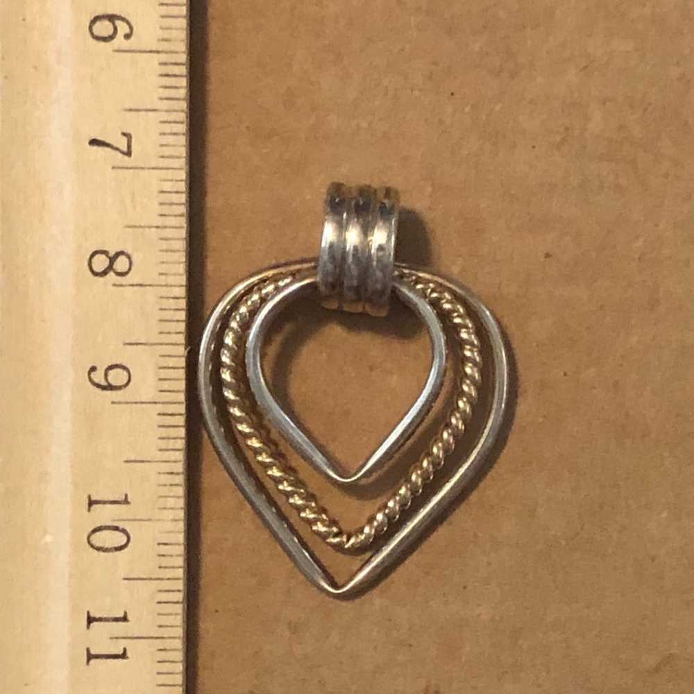 PE Co. Vintage Triple Heart Rope Pendant - image 2