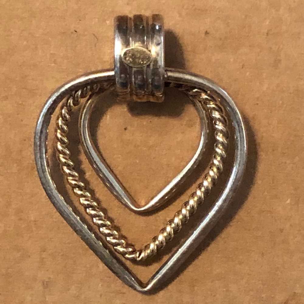 PE Co. Vintage Triple Heart Rope Pendant - image 3