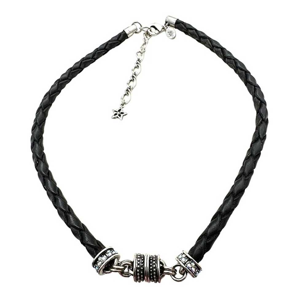 Kirks Folly Womens Necklace Clear Crystal Black L… - image 2