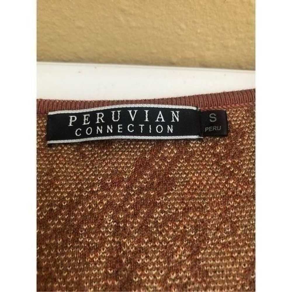 Peruvian Connection Womens Pima Cotton Brown Pais… - image 12