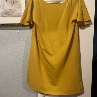 NWOT Zara yellow Dress Sz M - image 1